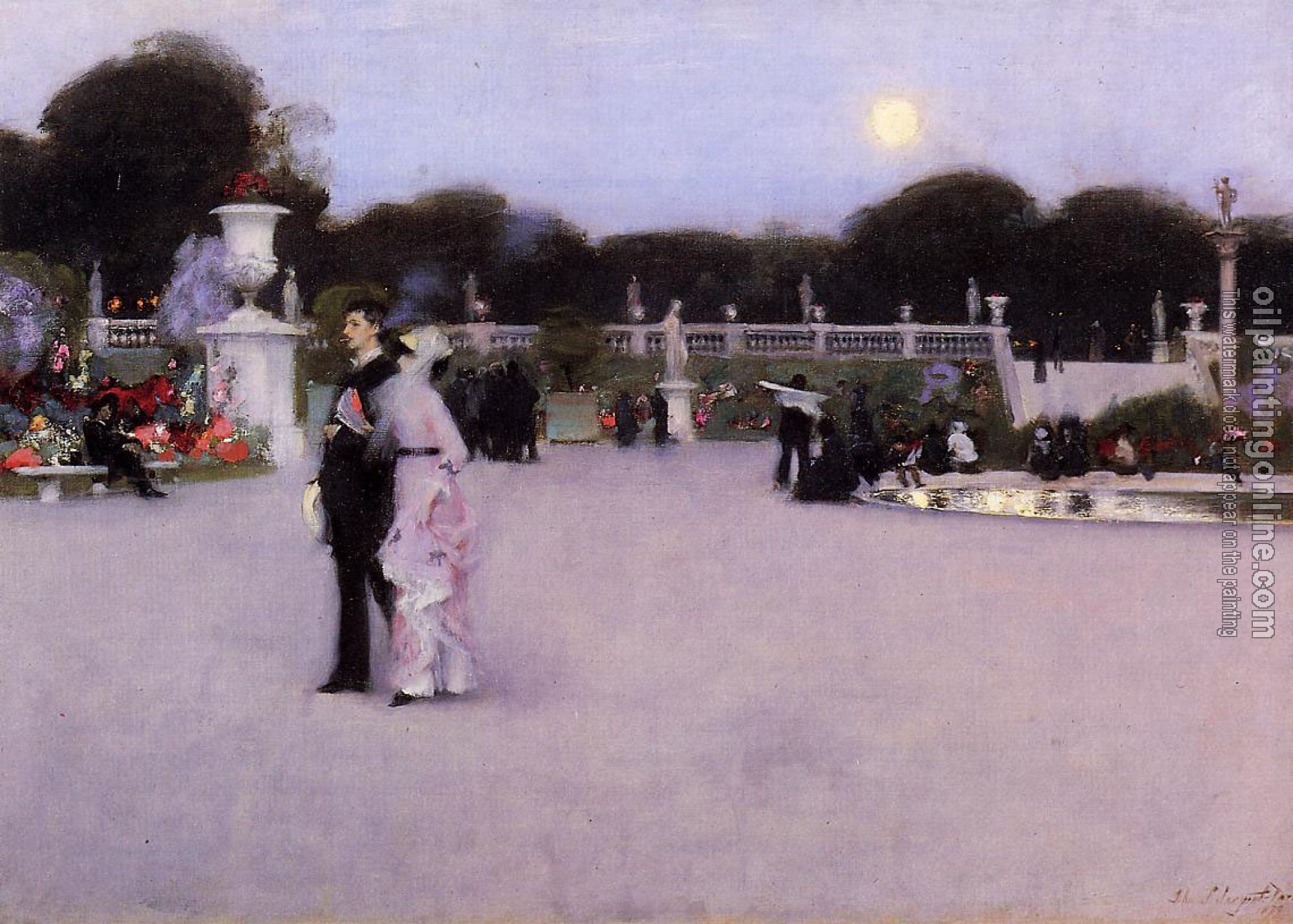 Sargent, John Singer - In the Luxembourg Garden